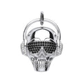Silver With Headphones Pendant