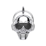 Silver With Headphones Pendant
