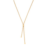 Silver Yg Plated Necklace Filled With CZ