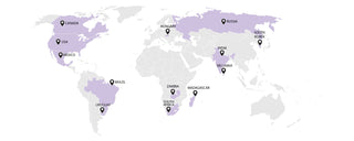 map of where to find amethyst gemstones