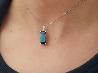 blue topaz necklace