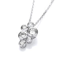 Timeless Rubover Set CZ Pendant With Chain