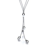 Two-row Mesh Oval Beads 18" Necklace