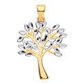 W/y Gold Tree Of Life Pendant