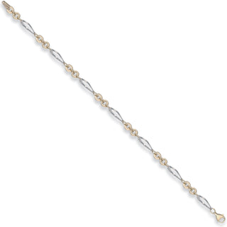 W & Yellow Gold Fancy Bracelet 3.3g