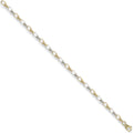 W & Yellow Gold Fancy Bracelet 4.2g