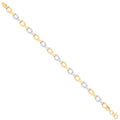 W & Yellow Gold Fancy Ladies Bracelet
