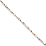 W & Yellow Gold Link Bracelet