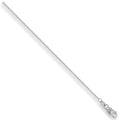 White Gold 0.9mm Box Chain 16