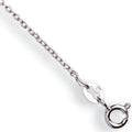 White Gold 1.2mm Rolo Chain