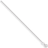 White Gold 1.2mm Singapore Chain