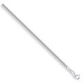 White Gold 2.0mm Traditional Classic Curb Chain 16