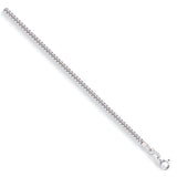 White Gold 2.0mm Traditional Classic Curb Chain 16