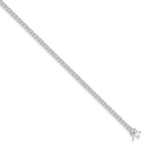 White Gold 3.5mm CZ Tennis Bracelet