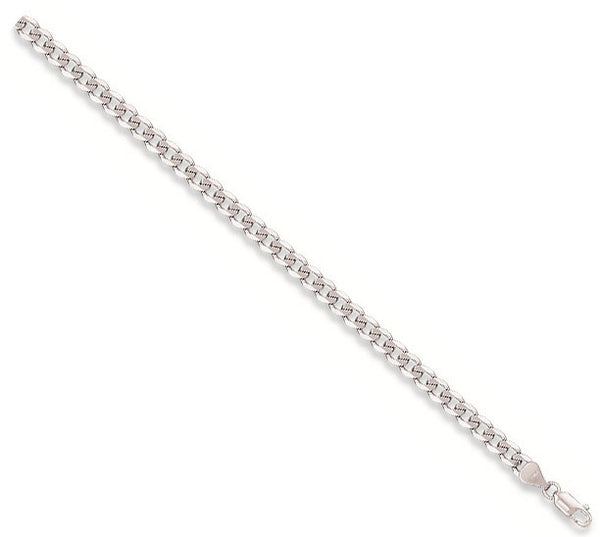 White Gold 3.7mm Curb Chain 07