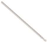 White Gold 3.7mm Curb Chain 16