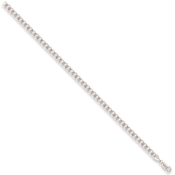 White Gold 3.8mm Curb Chain 07