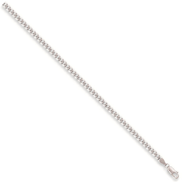 White Gold 4.7mm Curb Chain 07 6.5g