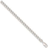 White Gold 8.0mm Curb Chain 07