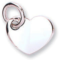 White Gold Heart Pendant