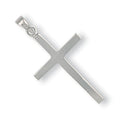 White Gold Plain Cross 3g
