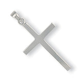 White Gold Plain Cross 3g