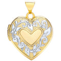 Y/w Heart Shaped Family Locket