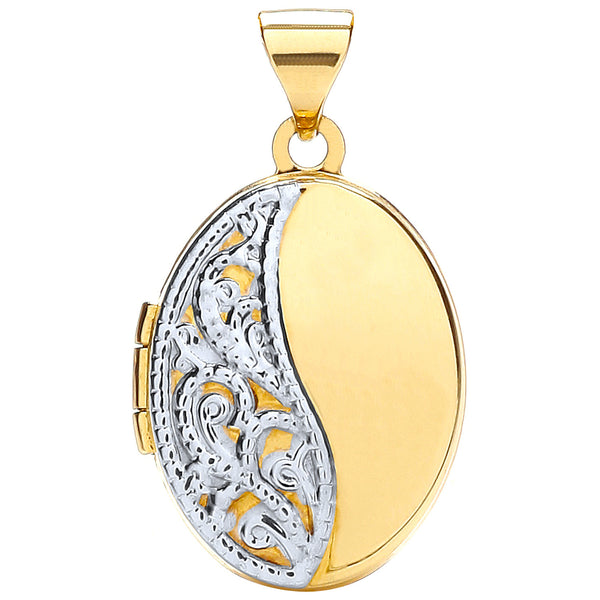 Y/w Oval Shaped Locket (£265)