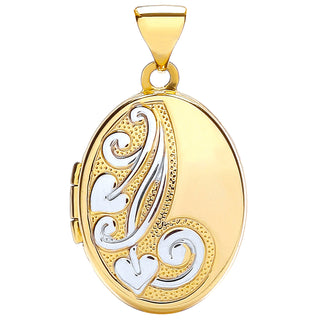 Y/w Oval Shaped Locket