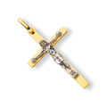 Y & White Gold Crucifix