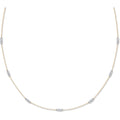 Y & White Gold Eternity Chain 07