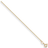 Yellow Gold 0.9mm Box Chain 18