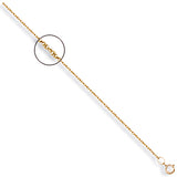 Yellow Gold 1.0mm Prince Of Wales Chain 16