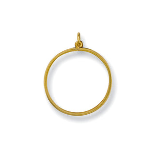 Yellow Gold 1/10 Plain Sovereign Pendant