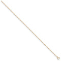 Yellow Gold 1.3mm Figaro Chain