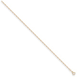 Yellow Gold 1.3mm Figaro Chain