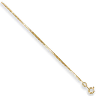Yellow Gold 1.5mm Traditional Classic Curb Chain