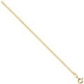 Yellow Gold 1.6mm Economy Curb Chain
