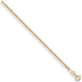 Yellow Gold 1.7mm Traditional Classic Curb Chain