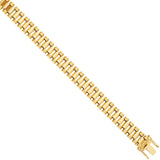 Yellow Gold 10mm Fancy Link Baby Bracelet