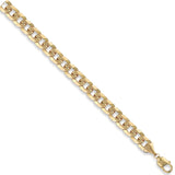 Yellow Gold 10mm Flat Curb Chain