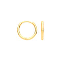 Yellow Gold 10mm Plain Hinged Sleepers