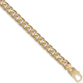 Yellow Gold 12mm Tight Link Curb Bracelets