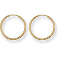 Yellow Gold 17mm Sleepers