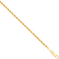 Yellow Gold 2.0mm Hollow Rope Chain