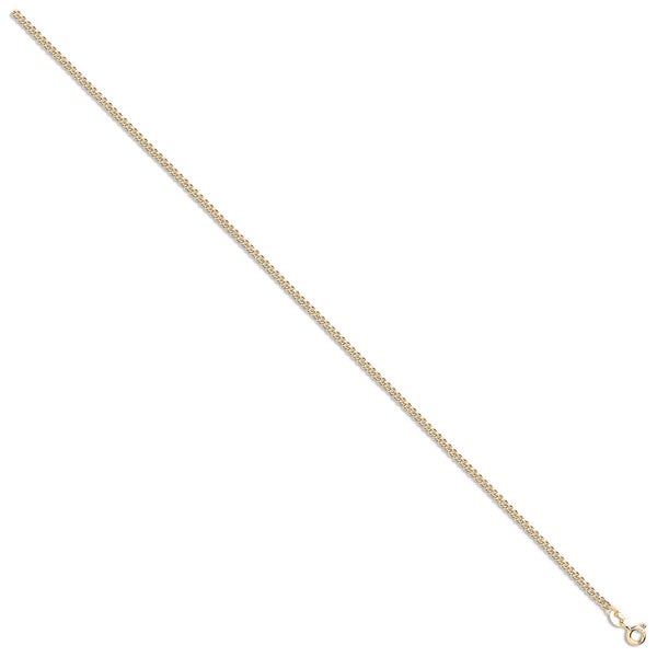 Yellow Gold 2.2mm Classic Hollow Curb Chain