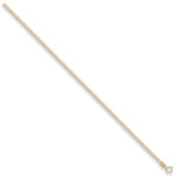 Yellow Gold 2.2mm Curb Chain 16