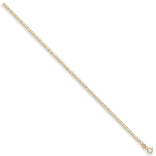 Yellow Gold 2.2mm Curb Chain 16