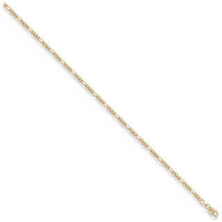 Yellow Gold 2.2mm Figaro Chain