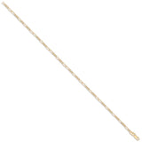 Yellow Gold 2.2mm Hollow Figaro Chain